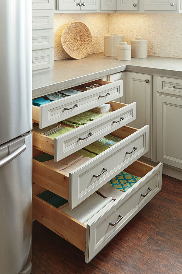 four drawer base cabinet - homecrest cabinetry