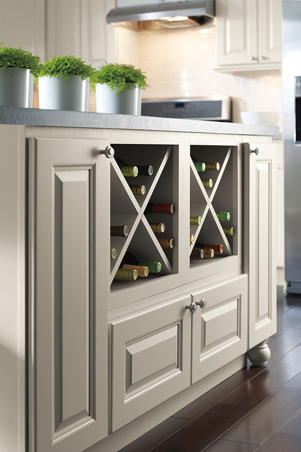 Wine Storage Cabinet - Homecrest Cabinetry