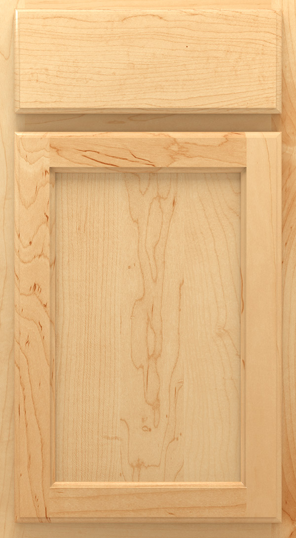 Laurel Recessed Panel Cabinet Doors Homecrest Laurel Maple Recessed Panel Cabinet Door Natural Zoom Shape Square