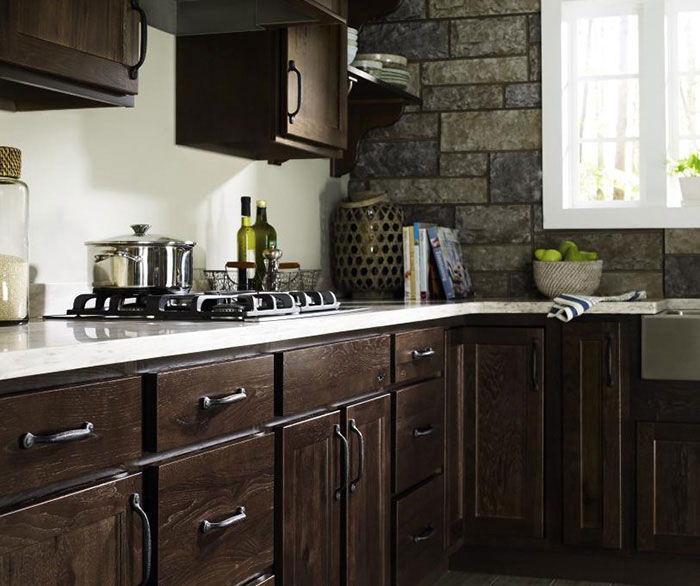 Rustic Kitchen Cabinets Homecrest Cabinetry