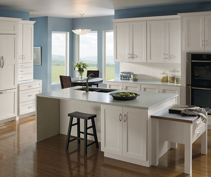 Kitchen with Painted Maple Cabinets