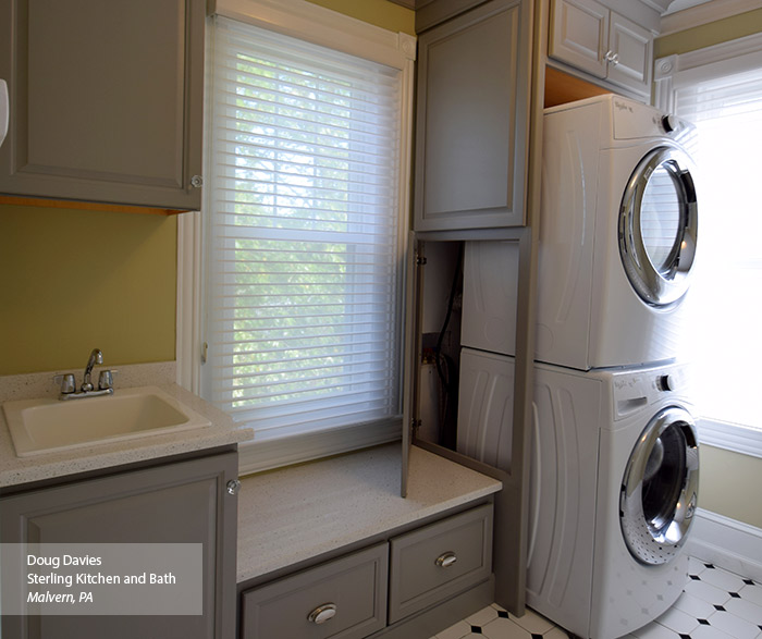 Gray Laundry Room Cabinets Homecrest Cabinetry