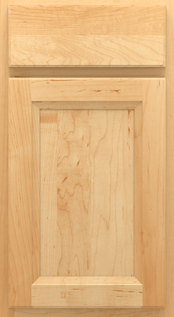 lautner maple recessed panel cabinet door natural