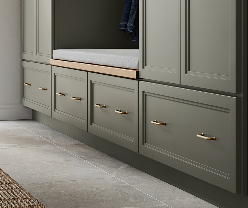 Laundry & Mudroom with Built‑In Storage and Cabinets